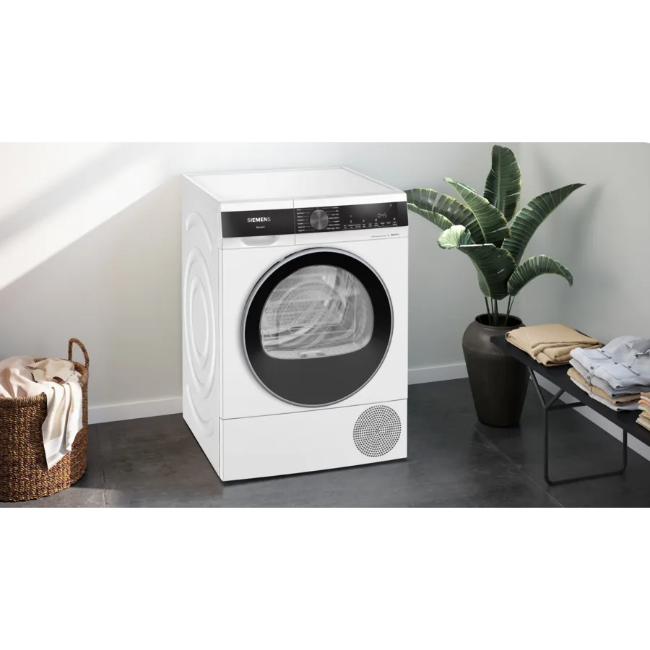 Siemens IQ500 Heat Pump Tumble Dryer - White | WQ45G200GB - Image 9