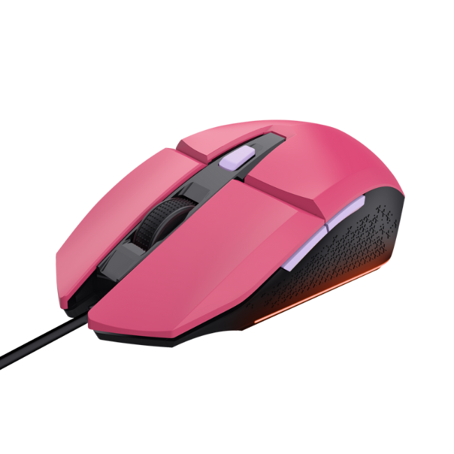 Trust GXT109 Felox Illuminated Gaming Mouse - Pink | T25068 - Image 2