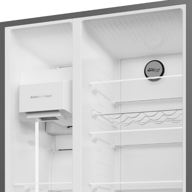 Beko Fridge Freezer - Black Steel | ASP342VPZ - Image 4 Beko Fridge Freezer - Black Steel | ASP342VPZ - Image 4