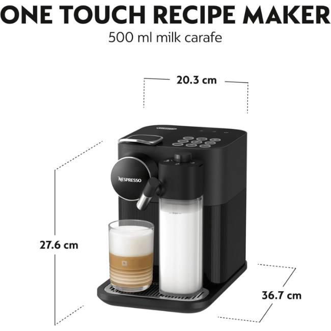 Nespresso Gran Lattissma by De'Longhi Coffee Machine | Black | EN640.B - Image 5