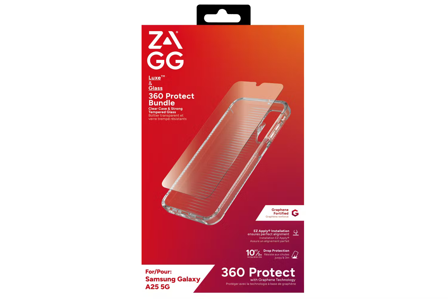 Zagg Samsung Galaxy A25 5G Luxe Case and 360 Screen Protector Bundle | 700513731 - Image 2