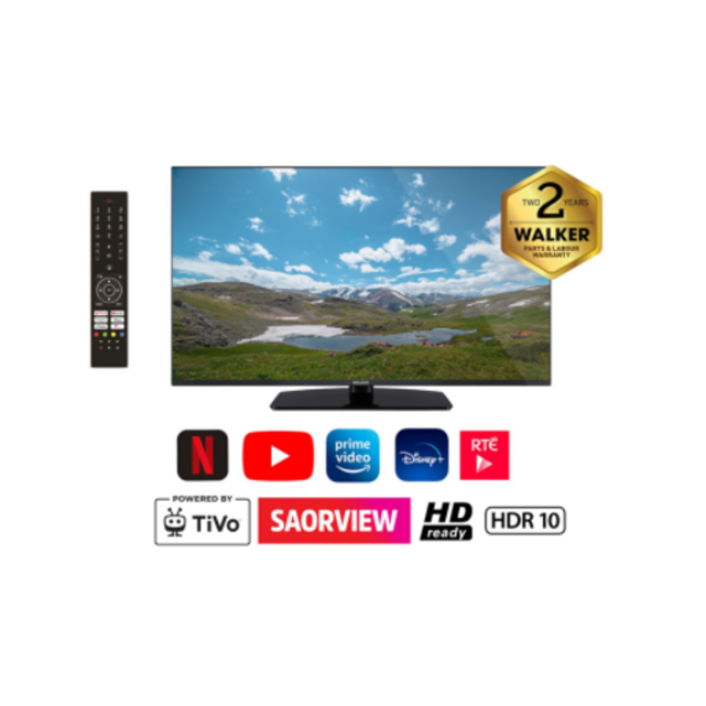 Walker 24″ Smart LED, Sat tuner, TiVo TV - Black | WPS24241BK Walker 24″ Smart LED, Sat tuner, TiVo TV - Black | WPS24241BK