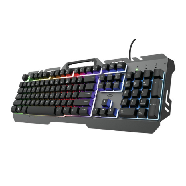 Trust GXT 853 ESCA Metal Rainbow Gaming Keyboard | T24279 - Image 5
