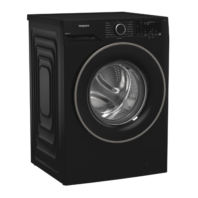 Hotpoint ColourCare Washing Machine 9kg 1400sp - Black | H91BANTISTAINIRE - Image 2