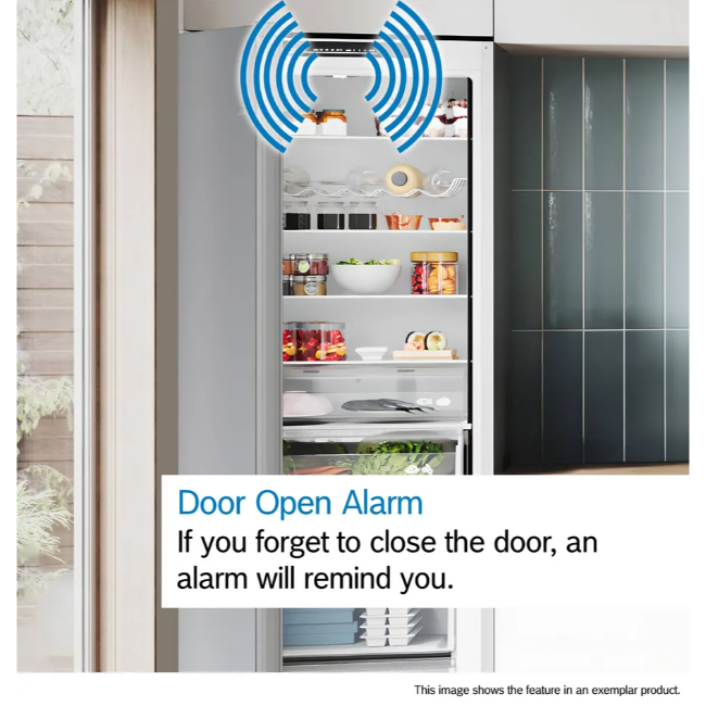 Bosch Series 4 Built-In Fridge-Freezer - White | KIN86VSE0G - Image 7