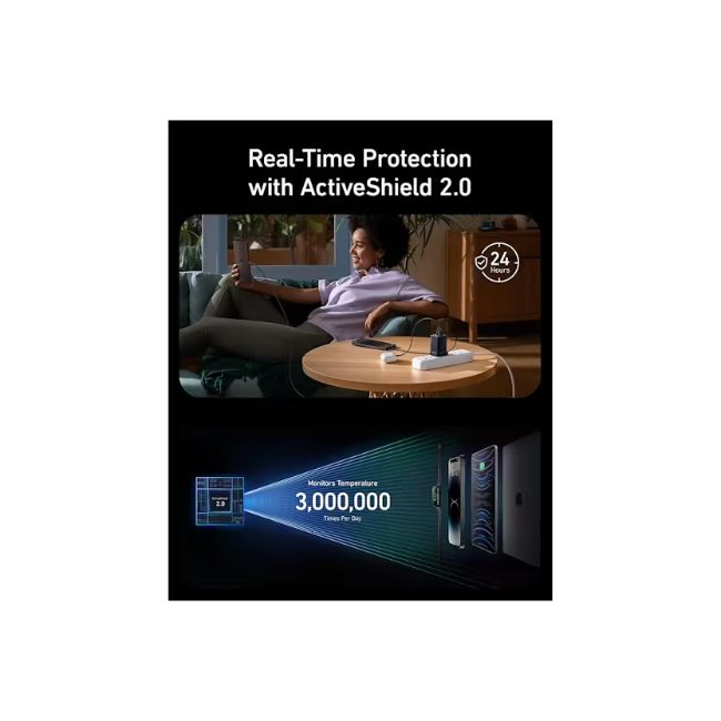 Anker 67W GaN Charger | 3 Ports | Black | A2669213 - Image 6