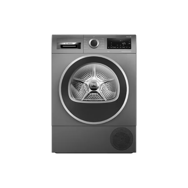 Bosch Series 6 Heat Pump Dryer 9kg - Grey | WQG245RIGB