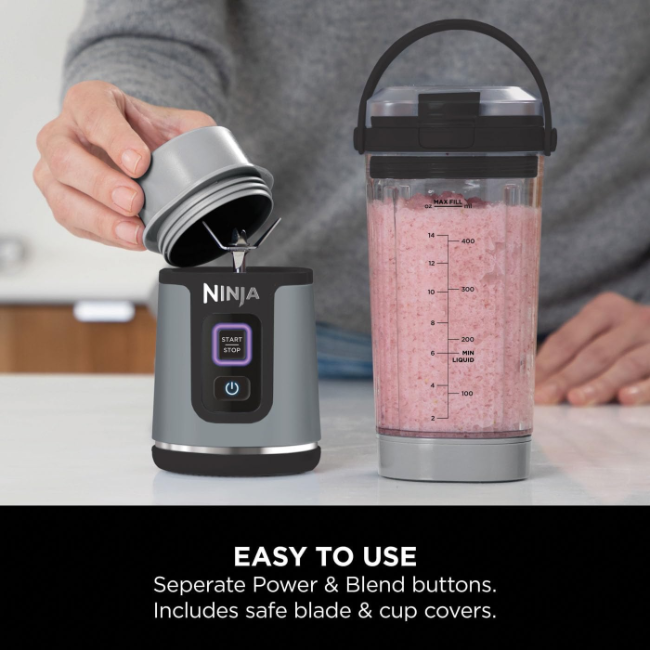 Ninja Blast Cordless Portable Blender | Black | BC151UKBK - Image 8