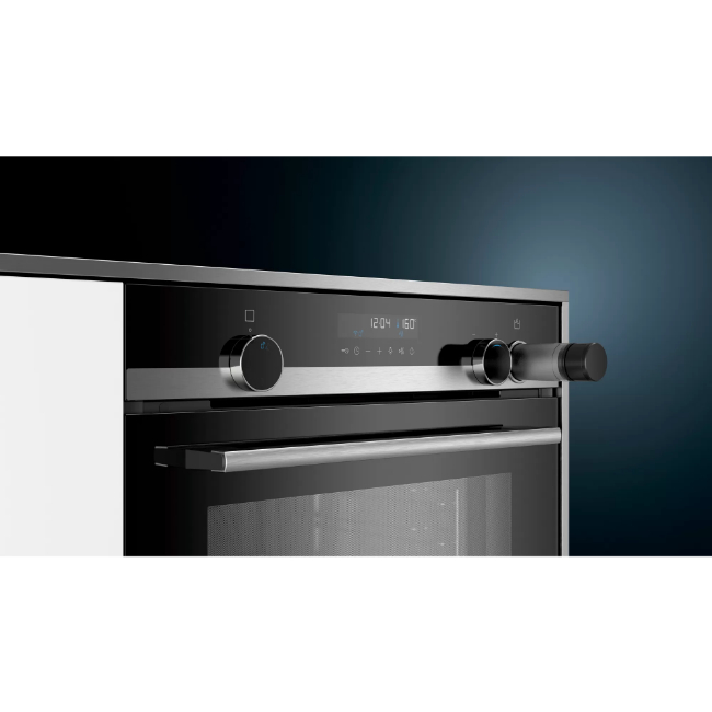 Siemens iQ500 Active Clean Single Oven Black & Steel | HR578G5S6B - Image 4