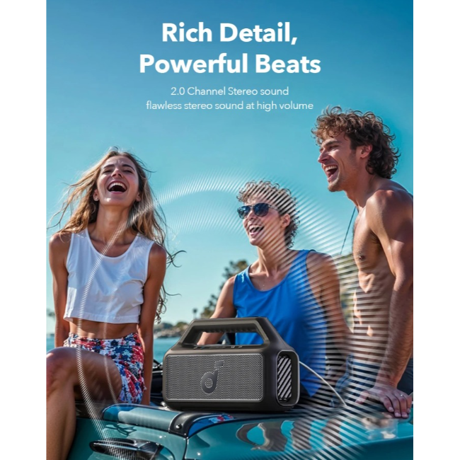 Soundcore Boom 2 SE Portable Bluetooth Speaker | A3148G11  - Image 3