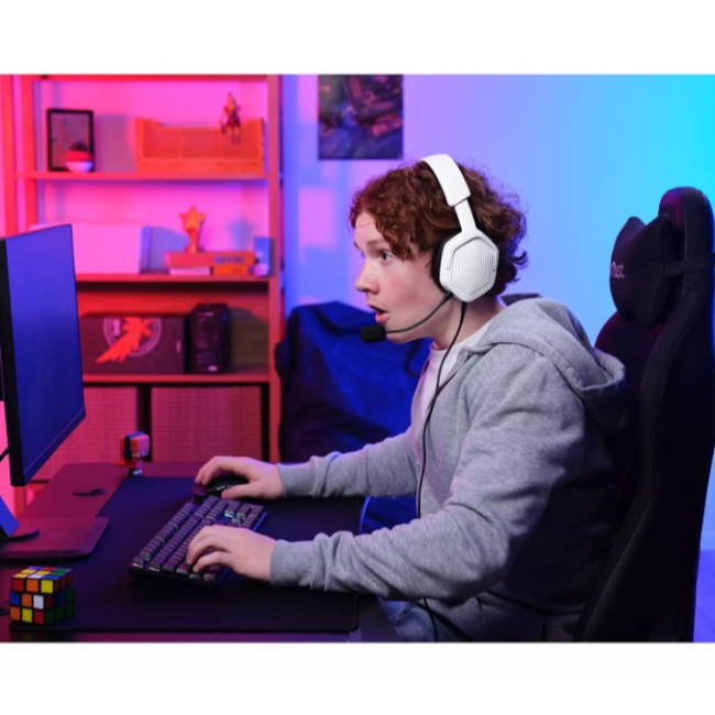 Trust Carus Multiplatform Gaming Headset | White | T25448 - Image 6