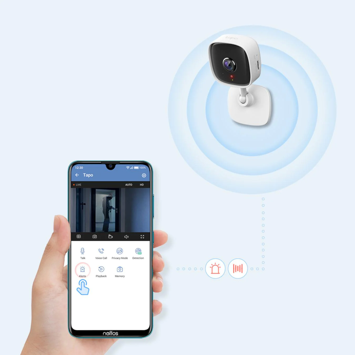 TP-Link Tapo Home Security Wi-Fi Camera | TAPO-C110 - Image 2