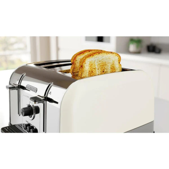 Morphy Richards 4 Slice Toaster - Cream | 240132 - Image 5