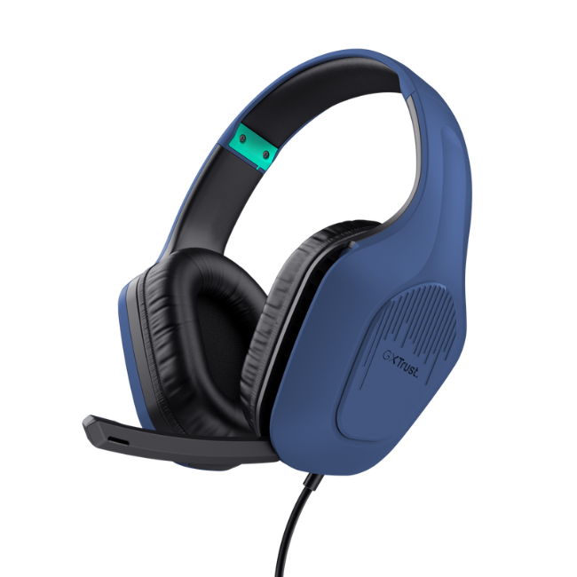 Trust GXT415 Zirox Gaming Headset - Blue | T24991 Trust GXT415 Zirox Gaming Headset - Blue | T24991