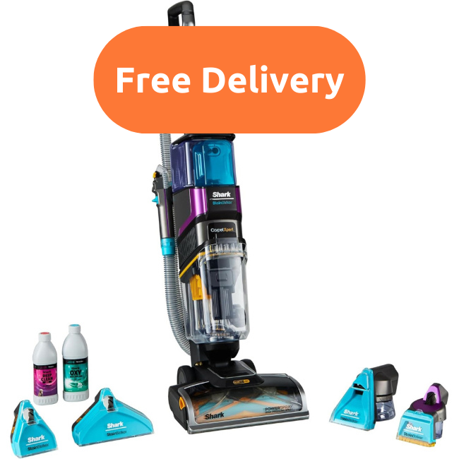 Shark CarpetXpert HairPro Pet Deep Carpet Cleaner - Black/ Grey | EX300UK