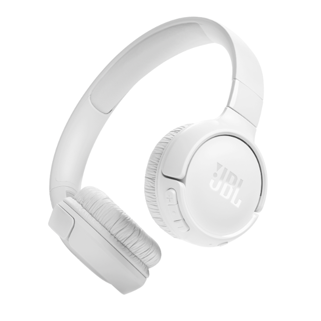 JBL Tune Wireless On Ear Headphones - White | JBLT520BTWHTEU