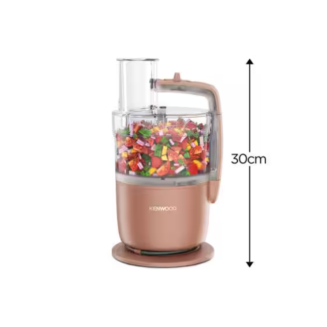 Kenwood Multipro Go Food Processor & Chopper - Clay Red | FDP22.130RD - Image 2
