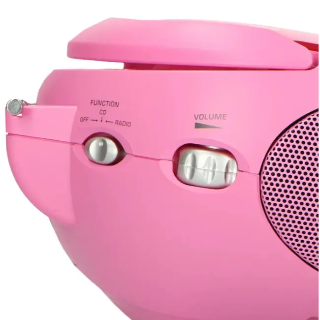 Lenco SCD-24 FM Radio With CD Player | Pink | SCD-24-PINK - Image 7