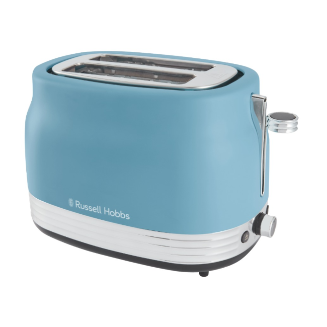 Russell Hobbs Hanley Retro 2 Slice Toaster | Blue | 28651