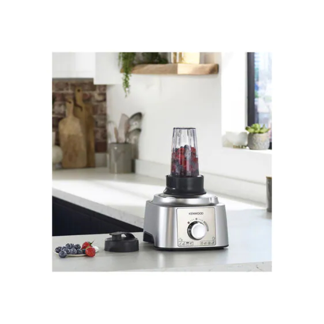 Kenwood MultiPro Express 3L Food Processor with Smoothie2Go - Silver | FDP65.180SL - Image 3
