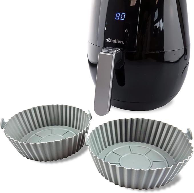 Schallen Circular Silicone Air Fryer Liner - 2 Pack | 325366 Schallen Circular Silicone Air Fryer Liner - 2 Pack | 325366