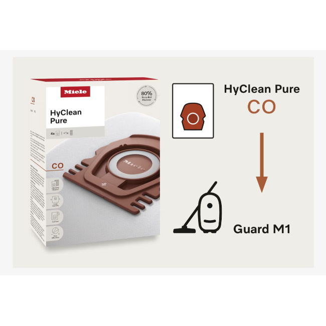 Miele HyClean Pure CO Vacuum Cleaner Bag | 12557080 - Image 2 Miele HyClean Pure CO Vacuum Cleaner Bag | 12557080 - Image 2