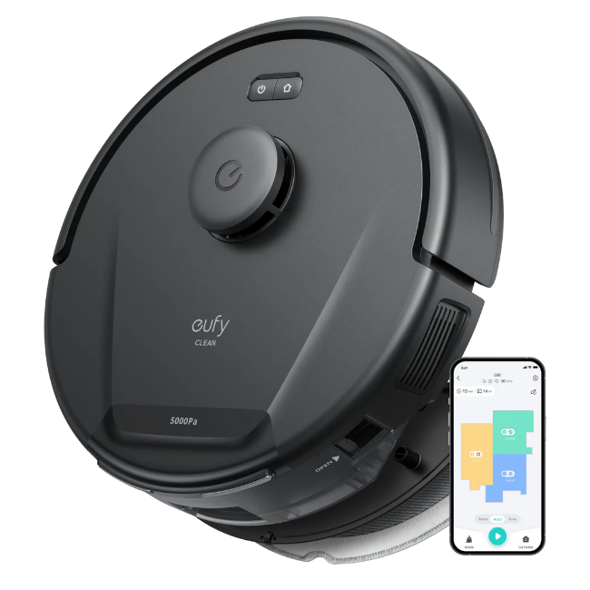 Eufy L60 Hybrid Robot Vacuum - Black | T2268V11 Eufy L60 Hybrid Robot Vacuum - Black | T2268V11