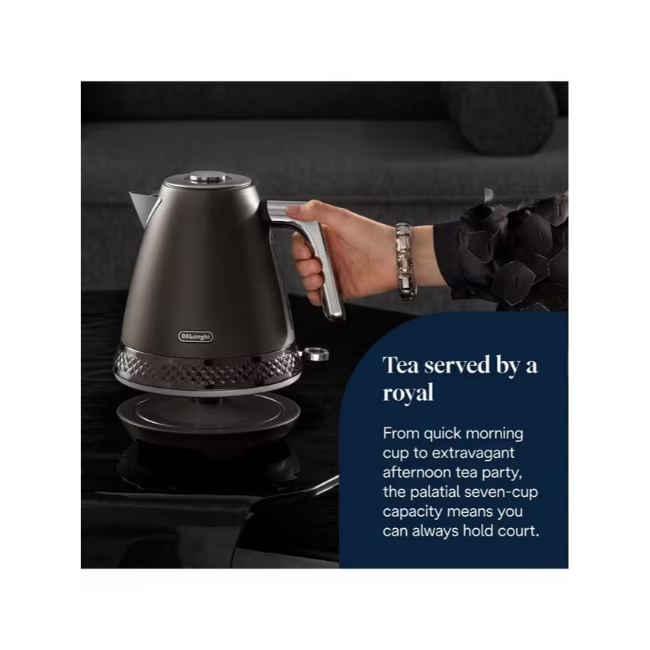 Delonghi Diadema 1.7l Kettle | Black | KBV3001.BK - Image 5