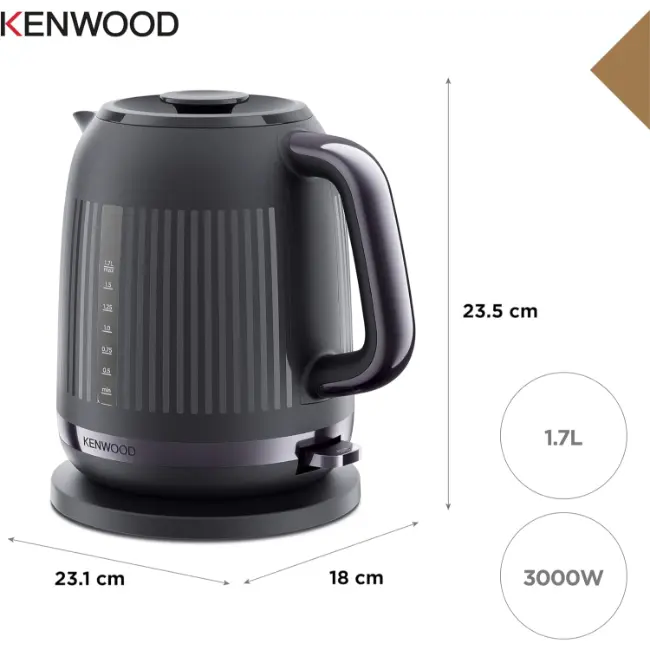 Kenwood Dusk Kettle | 1.7L | Slate Grey | ZJP30.000GY - Image 6