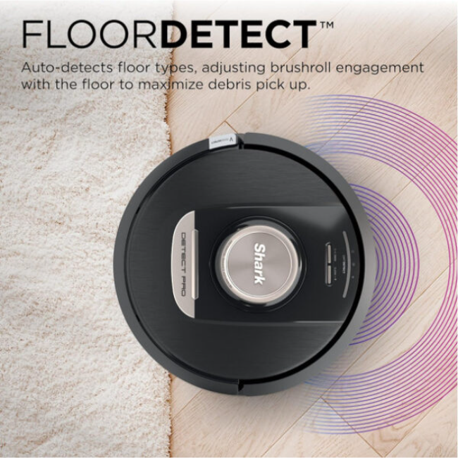 Shark PowerDetect Self-Empty Robot Vacuum - Black | RV2820VEUK - Image 5