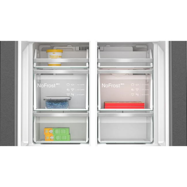 Siemens IQ700 French Door Fridge Freezer - Black/Inox | KF96DPXEA - Image 5