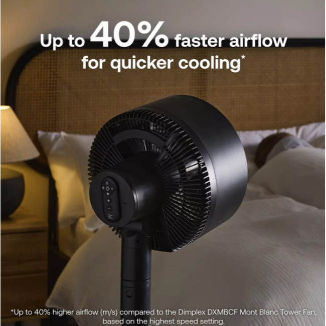 Dimplex DuoCool Smart 2-in-1 Cordless Fan | Black | DXRCF001 - Image 4