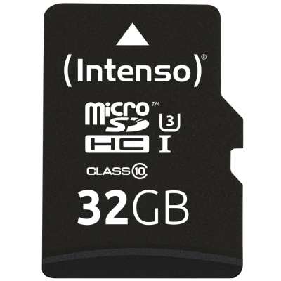 Intenso 32GB Micro SD Card With Adaptor| 3433480 - Image 3