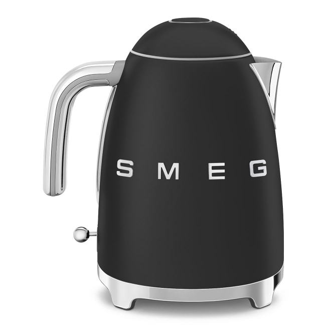 Smeg Kettle Toaster Set Matte Black Kettle slice Toaster retro