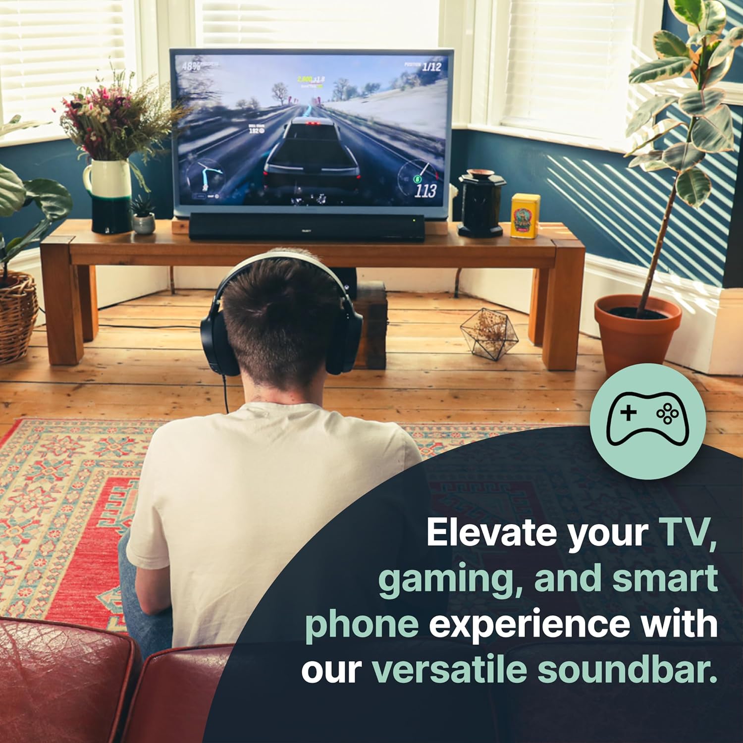 Majority Snowdon 120W TV Soundbar - Black | SNOBARBLK2 - Image 4 Majority Snowdon 120W TV Soundbar - Black | SNOBARBLK2 - Image 4