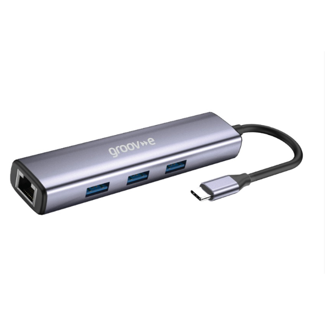 Groove Multiport Hub USB-C to 6 Ports | GVPC28SR