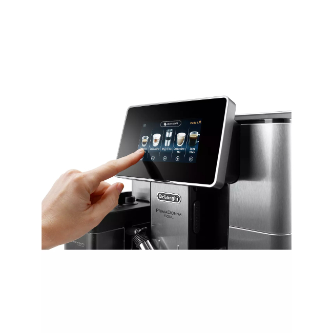 DeLonghi PrimaDonna Soul One Automatic Bean to Cup Coffee Machine | ECAM610.75.MB - Image 5