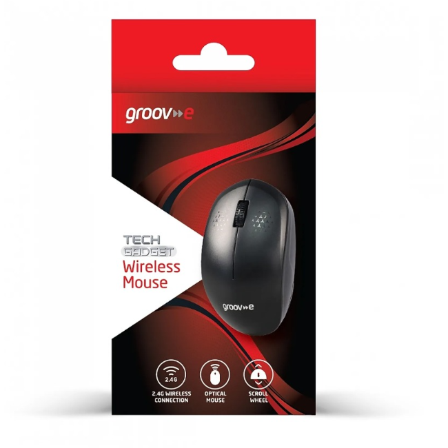 Groove Wireless Optical Mouse | Black | GVPC18BK - Image 2