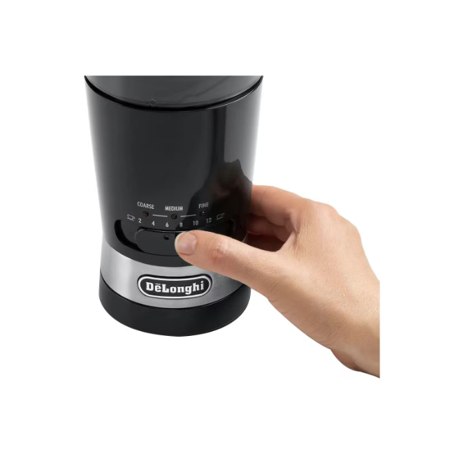 DeLonghi Electric Coffee Grinder - Black | KG210 - Image 2