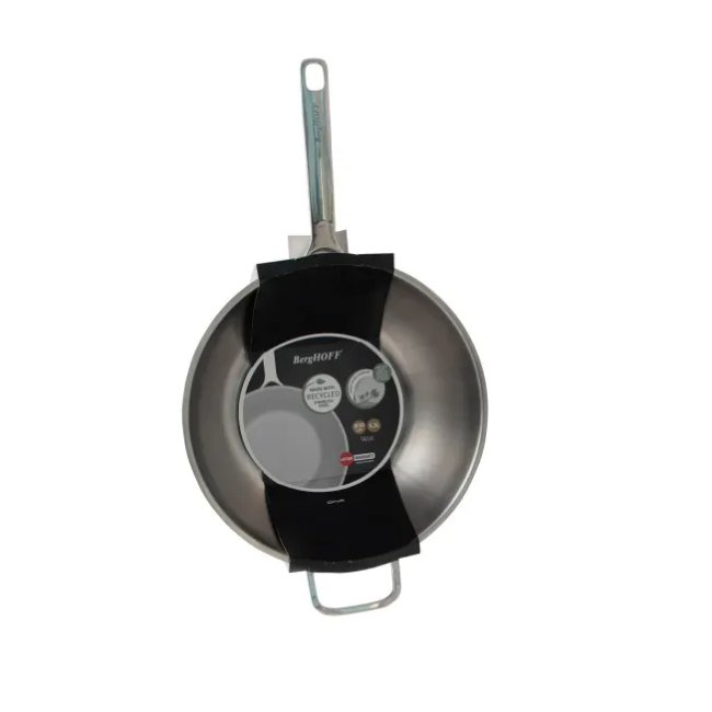 Berghoff 30cm Helix Wok - Stainless Steel | 1315082 - Image 3