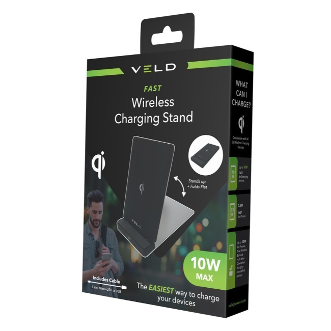 VELD Super Fast 10W QI Charger Stand | VW10XB - Image 6