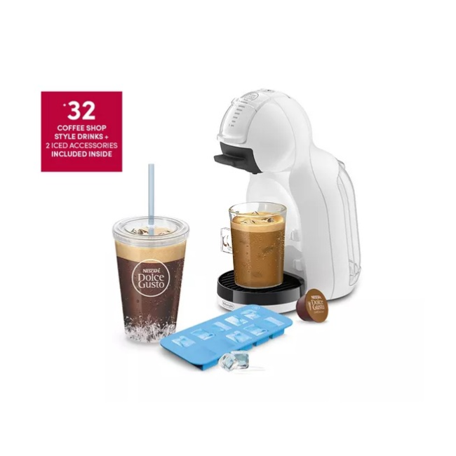 DeLonghi Nescafé Dolce Gusto Mini Me 2 Ice Bundle Coffee Machine | White | EDG335.W2CAPS - Image 2