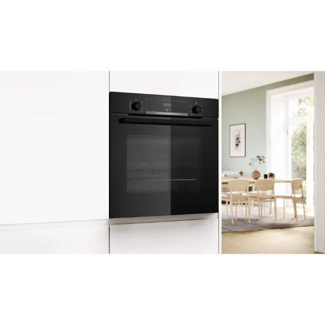 Bosch Series 4 Single Built-in Oven With Added Steam Function - Black | HQA534BB3B - Image 5