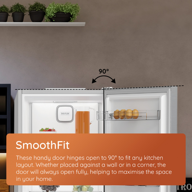 Hotpoint 50:50 Frost Free Fridge Freezer - Black Inox | HPK26363XBR5UK - Image 11