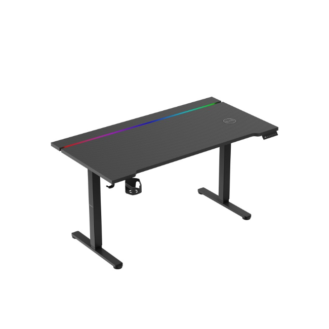 Huzaro Hero 8.7 RGB LED Electric Gaming Desk - Black | HERO8.7-RGB - Image 5