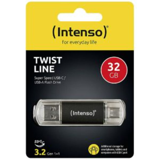 Intenso USB Flash Drive 3.2 32GB Twist Line | 3539480