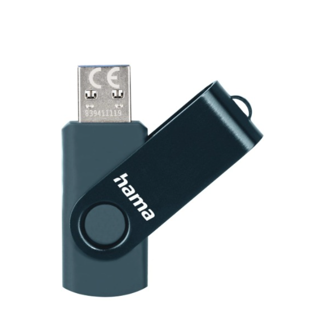 Hama 64GB USB Stick | Petrol Blue | 00182464