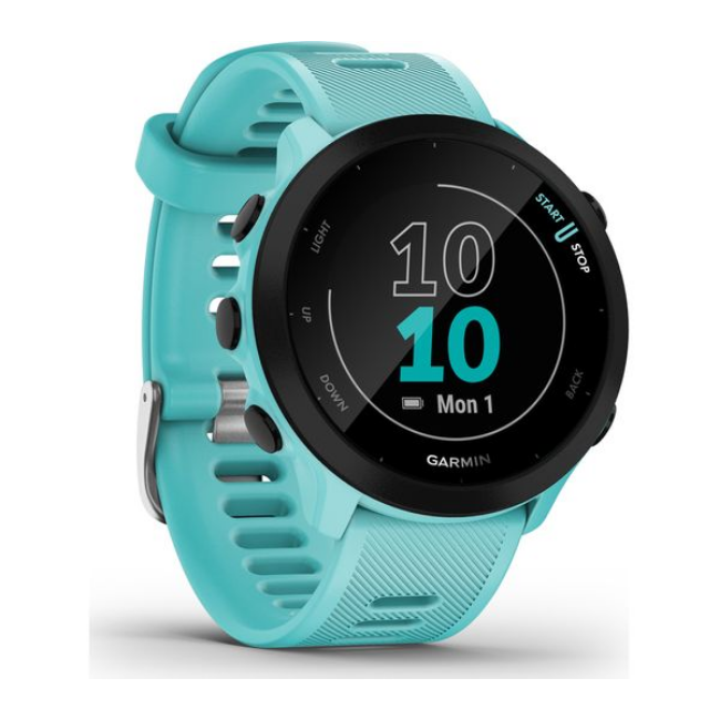 Garmin Forerunner 55 Smartwatch - Aqua Blue | 010-02562-12 Garmin Forerunner 55 Smartwatch - Aqua Blue | 010-02562-12