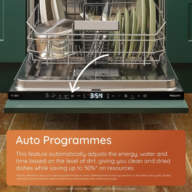 Hotpoint MaxiSpace Semi-Integrated Dishwasher - Neutral | H5PC15M6UK - Image 12