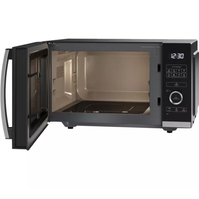 Sharp Solo Flat Bed Microwave 25l | Black & Silver | YC-QS254AU-B - Image 3